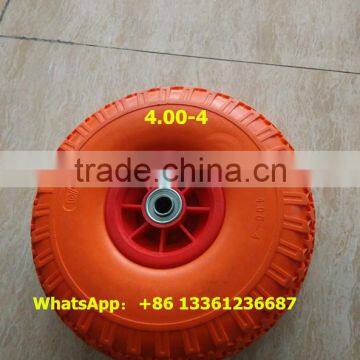 For Tool Cart and Wheelbarrow's 4.00-4 PU Tire Factory photo-3