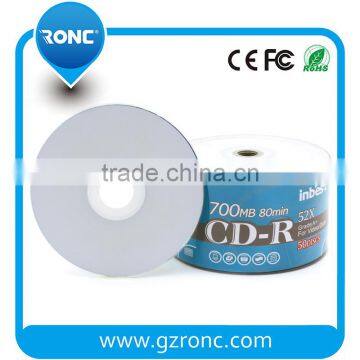 Turkey Market Medical Use Full Face White Inkjet Printable CD-R photo-3