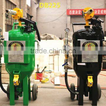 Black color high qulaity DB225 dustless blasting machine/sand blasting machine