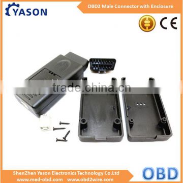 OBD2 J1962m Male Connector with Enclosure 16pin Male Connector