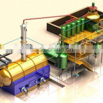 Environmental Friendly Distillation,regeneration Plant For Used Motor Oil 10Ton Per Day