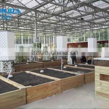 BaoLiDa hot sale PC shed hot-dip galvanized steel vegetable greenhouse