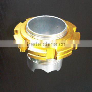 Aluminum frame profile for bicycle shock absorption