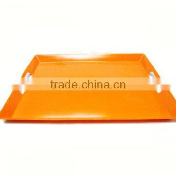 plastic big tea tray without hole