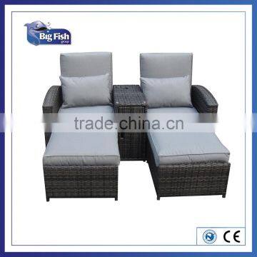 plastic outdoor furniture rattan /wicker sofa set