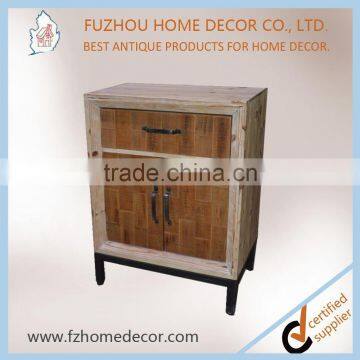 2017 good quality antique wooden cabinet with metal leg for living room