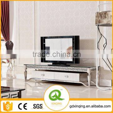 E375 Glass Top MDF Types of TV Stand