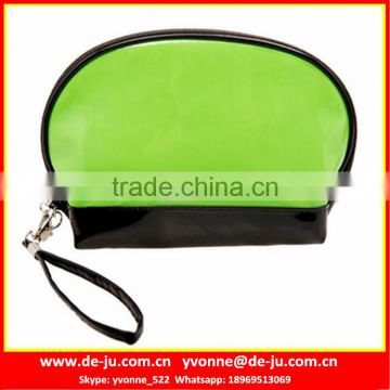 Shinny Green Shell Travel Cosmetic Bag