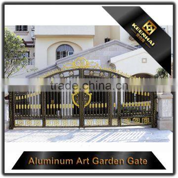 Villa Garden Decoration Color Powder Coated Aluminum Metal Garden Gate