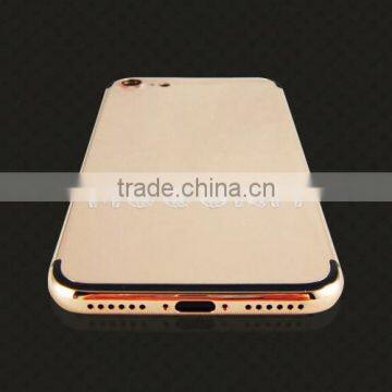 Rose Gold Plated Mirror Back Cover, 24k Gold Plated Pink Housing for IPhone 7 photo-3