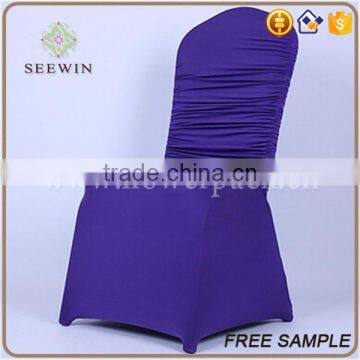 Normal Pattern Ruffled Cheap Spandex Chair Cover photo-3