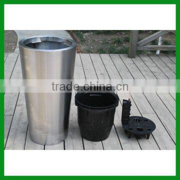 FO-9066 Garden Stainless Steel Self- Watering Planter photo-2