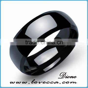 Simple Design 8mm Width Blue/gold/silver/black Wholesale Stainless Steel Ring Blanks photo-2