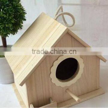 Artificial Wooden Bird Nest House photo-2