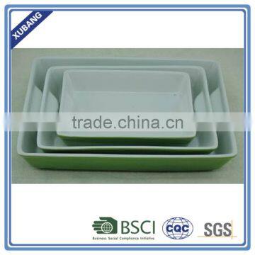 Oval Shape Unique Design Ceramic Wholesale Bakeware Set photo-3