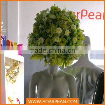 custom decorative artificial flower head