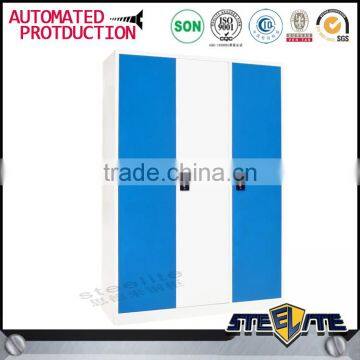 Bedroom Metal Wardrobe 3 Door Godrej Steel Almirah Design Price