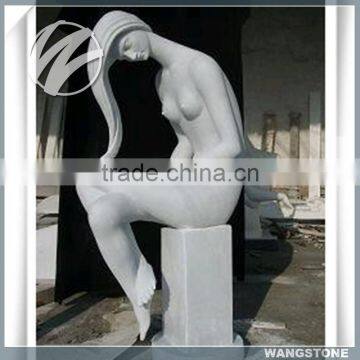 Modern Garden Stone Figure Sculpture photo-3