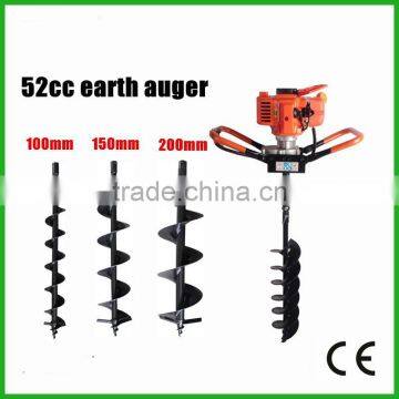 52cc 1700w Hand-Held Manual Earth Auger Ground Drill Drilling Machine Portable Post Hole Digger