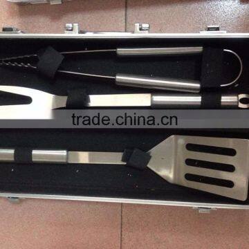 Hot 3 Pcs Aluminum Box Bbq Tool Set photo-2