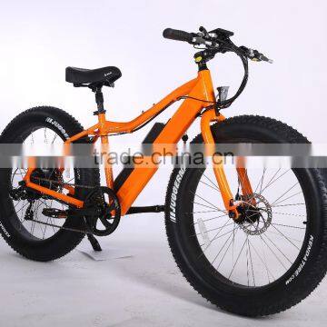 popular style 26inch atv electric bike CE approved cheap fat tire electric bike with high power 48V 250W-750W