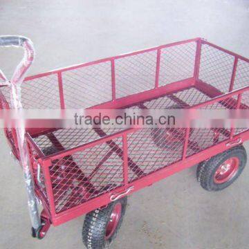 red garden cart