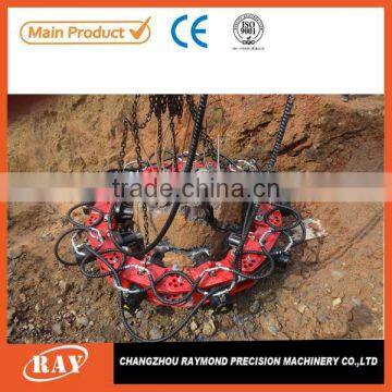 concrete pile cropper for excavator used