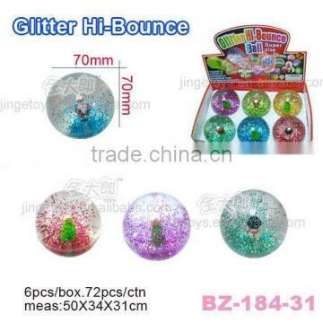 Sell Glitter Bouncing Ball Toys, Glitter bouncing ball with Christmas Toys