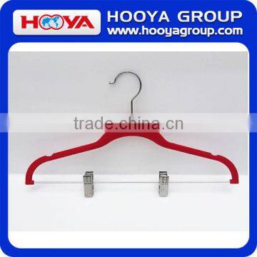 5pcs/lot Multifunction Closet Complete Ultra Thin Non Slip Velvet Suit Hangers Colorful With Two Clip for Trousers photo-2