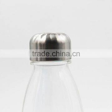 Hot Sale Customized According to Customer Logopop-top Can Plastic Cans Bottle PC Portable Fruit Tea Sport Glass photo-4