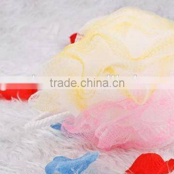 Nylon Made Scrub Mesh Net Bath Ball Cleaning Tool Soft Exfoliate Puff Sponge photo-4