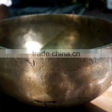 High Quality 70 years old Antique Tibetan Meditation Singing Bowl