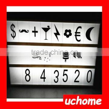UCHOME Led Slim Light Box Photo Movie Cinema Light Box Cinematic Letters Light Box photo-2