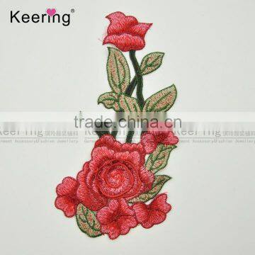 Factory Direct Wholesale Pretty Flower Decoration Embroidery Patch WEF-758 photo-3