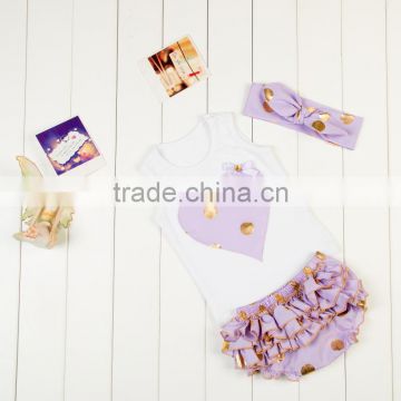 New style Wholesale bulk kids clothes Cheap China Newborn Baby Girls Clothing Set Children's Boutique