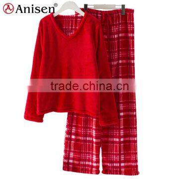 Chinese Supplier Fleece Shirts and Pants Sleepwear photo-2
