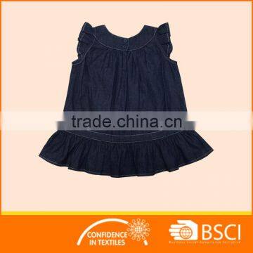 Baby Girl Summer Nice Denim Dress Kids Wear Stocklot photo-4