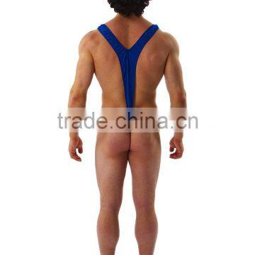 Borat Mankini Thong Swimsuit (Blue) photo-3
