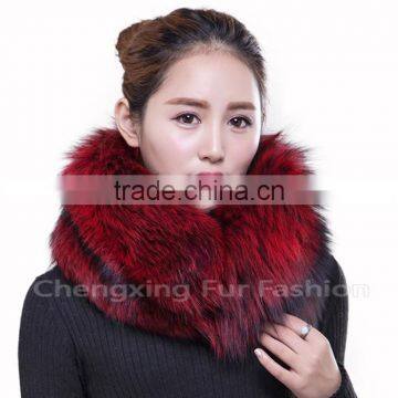 CX-S-175F Wholesale 2016 New Fashion Luxe Genuine Fox Fur Scarf