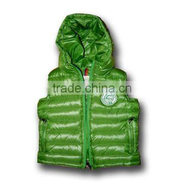 2015 Fashion 100% polyester down vest soft and warm the best selling