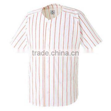 Dry-Fit Plain Design Pin Stripe Baseball Jersey Sports Top Uniform T-shirts Custom Wholesale With Best Price