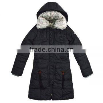 Women's Thickened Winter Coat Slim Md-Long Down Feather Jacket photo-2