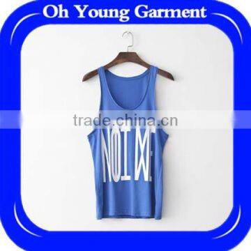 cotton polyester cheap wholesale vest casual cooling running printing vest