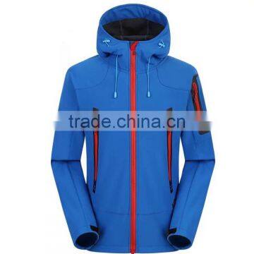 Instocked Colorful Softshell Jacket Fleece Windproof Waterproof Customizable Logo