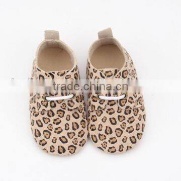 Dark Spot Cheap Leather Shoes Leather Flat Infant Shoes photo-5