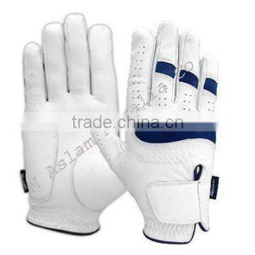 White Cabretta Leather Golf Gloves