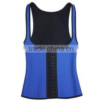 2015 Walson Colorful High Quality Sport Latex Girdle Waist Trainer Cincher High Quality Vest Thick Shoulder Girdle for Women photo-3