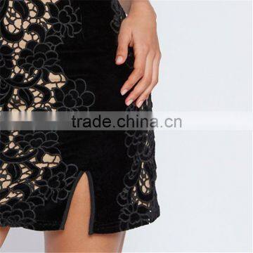 2017 OEM Popular Crocheted Party Sex Mini Dress With Adjustable Crisscross Straps photo-5