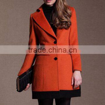 Autumn/ Winter women long coat turkey / women's Coat keep warm