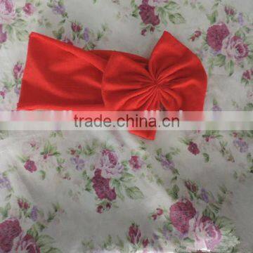 New Style Cute Baby Hair Bands Children Cotton Knit Hair Accessories Fashion Cotton Elactic Bands Wholesale Girls Bowknot Bands photo-2